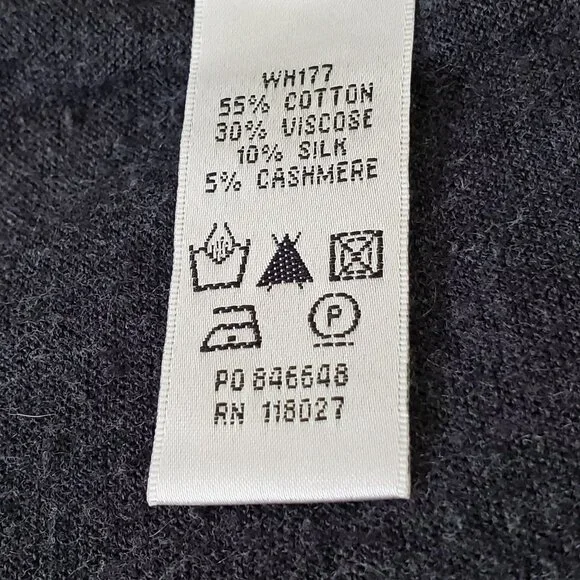 Boden Size 16R 16 Dress Light Knit Sweater Mock Wrap Midi Silk Cashmere Blend - Picture 5 of 12